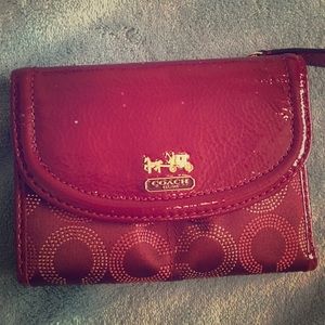 Red Coach wallet